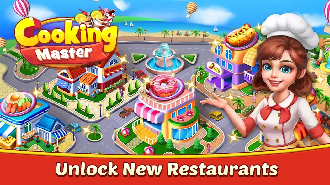 Cooking Master:Restaurant Game (Кукинг Мастер)  [МОД Бесконечные деньги] Screenshot 1