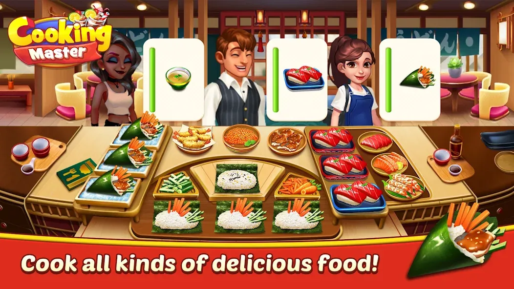 Cooking Master:Restaurant Game (Кукинг Мастер)  [МОД Бесконечные деньги] Screenshot 3