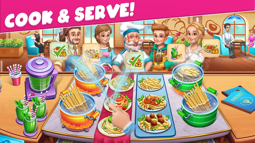 Cooking Taste Restaurant Games  [МОД Unlimited Money] Screenshot 3