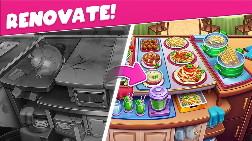 Cooking Taste Restaurant Games  [МОД Unlimited Money] Screenshot 4