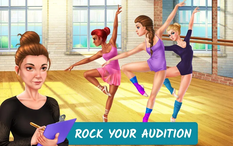 Dance School Stories  [МОД Все открыто] Screenshot 1