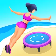 Взломанная Flip Jump Stack!  [МОД Меню] - полная версия apk на Андроид