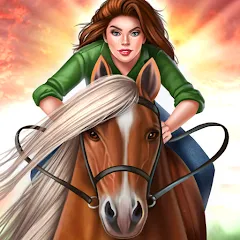 Скачать взломанную My Horse Stories  [МОД Mega Pack] - полная версия apk на Андроид