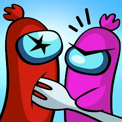 Взлом Sausage Wars.io  [МОД Много денег] - стабильная версия apk на Андроид