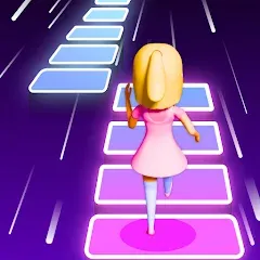 Взлом Melody Run - Cute Popcat Music (Мелодия Ран)  [МОД Mega Pack] - стабильная версия apk на Андроид