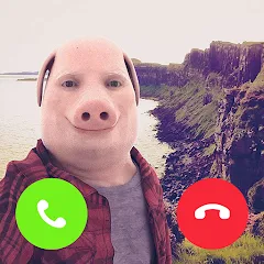 Взломанная John Pork In Video Call (Джон Порк ин Видео Колл)  [МОД Mega Pack] - полная версия apk на Андроид