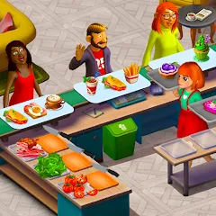 Взломанная Cooking Cup: Fun Cafe Games (Кукинг Кап)  [МОД Все открыто] - полная версия apk на Андроид