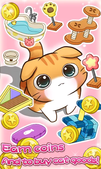 Cat Room - Cute Cat Games (Кэт Рум)  [МОД Бесконечные монеты] Screenshot 5