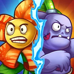 Взломанная Zombie Defense - Plants War (Зомби Дефенс)  [МОД Unlocked] - полная версия apk на Андроид