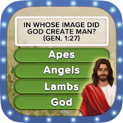 Скачать взломанную Daily Bible Trivia Bible Games (Ежедневные викторины Библии библейские игры)  [МОД Бесконечные деньги] - полная версия apk на Андроид