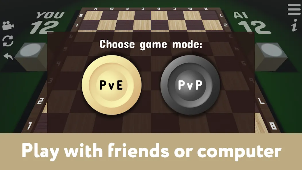 Checkers for two - Draughts  [МОД Menu] Screenshot 2