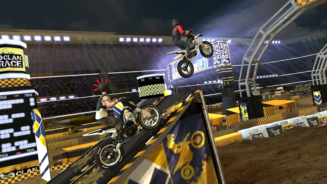 Clan Race: PVP Motocross races (Клан Рейс)  [МОД Menu] Screenshot 1