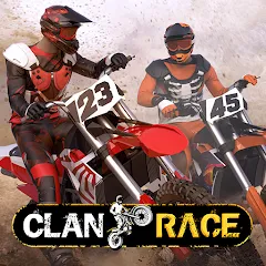 Взломанная Clan Race: PVP Motocross races (Клан Рейс)  [МОД Menu] - стабильная версия apk на Андроид