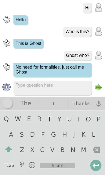 Ghost chat bot (Гостчатбот)  [МОД Бесконечные монеты] Screenshot 1