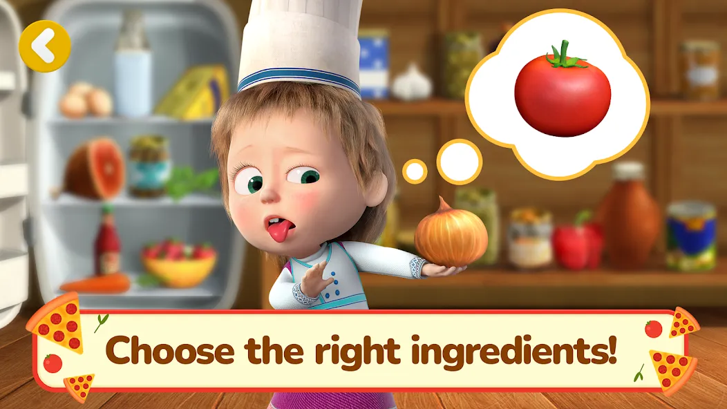 Masha and the Bear Pizza Maker  [МОД Меню] Screenshot 2