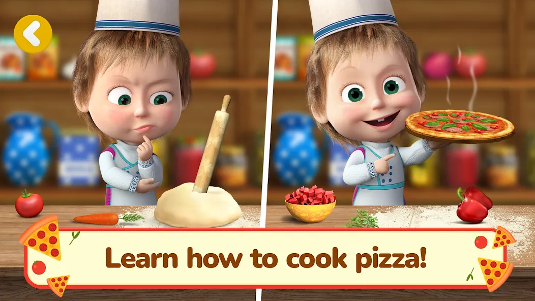 Masha and the Bear Pizza Maker  [МОД Меню] Screenshot 3