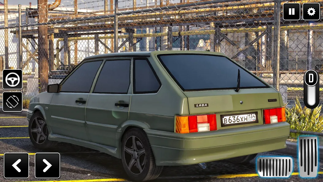 2114 Car Driving: Lada sedan  [МОД Бесконечные деньги] Screenshot 3