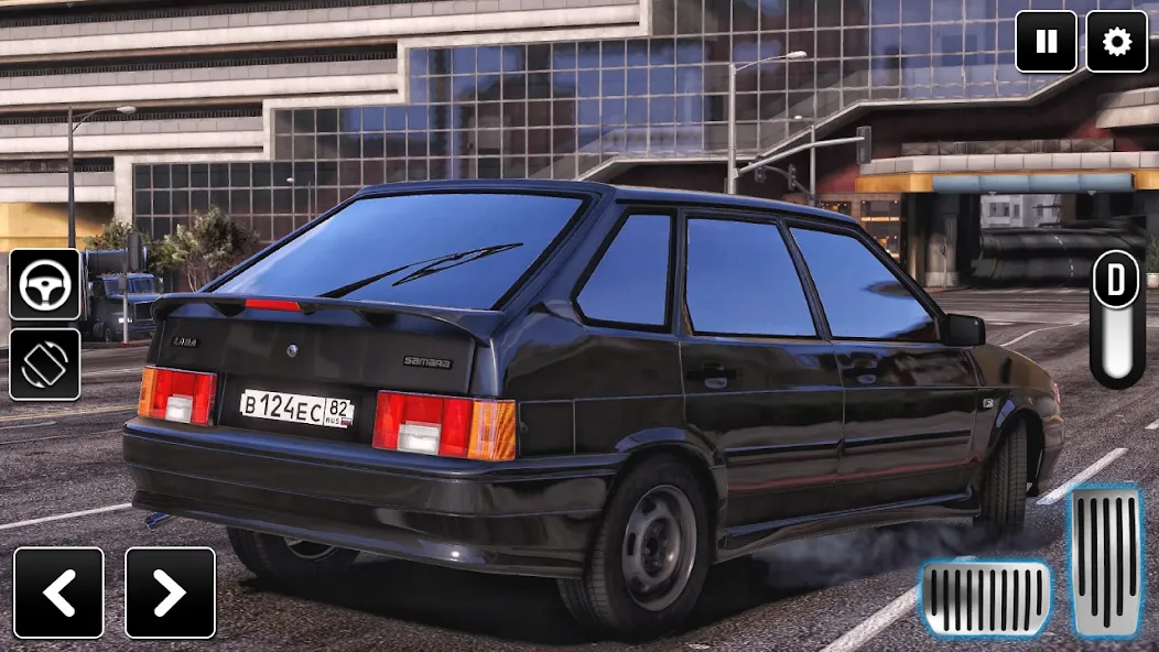 2114 Car Driving: Lada sedan  [МОД Бесконечные деньги] Screenshot 4