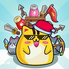 Взлом CatnRobot Idle TD: Battle Cat (КэтТауэр Айдл ТД)  [МОД Menu] - стабильная версия apk на Андроид