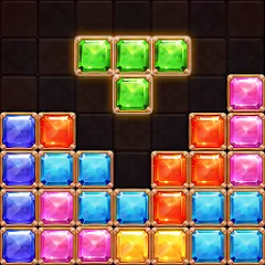 Взломанная Puzzle Block Jewels (Пазл Блок Драгоценности)  [МОД Бесконечные деньги] - последняя версия apk на Андроид