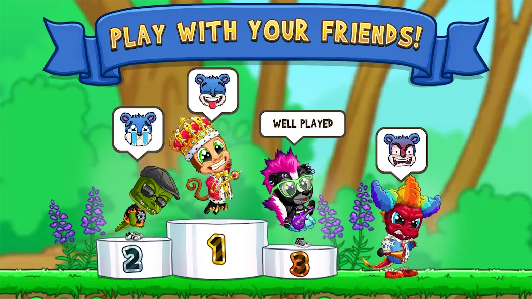 Fun Run 3 - Multiplayer Games (Фан Ран 3)  [МОД Menu] Screenshot 2