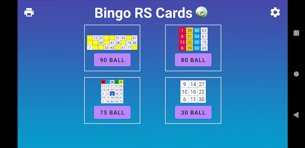 Bingo RS Cards (Бинго РС Карты)  [МОД Menu] Screenshot 1