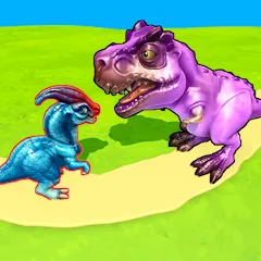 Взломанная Dino Merge (Дино Мердж)  [МОД Бесконечные деньги] - стабильная версия apk на Андроид