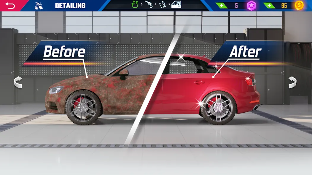 Car Detailing Simulator 2023  [МОД Много денег] Screenshot 2