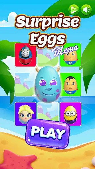 Surprise Eggs Memory (Сюрприз Яйца Мемо)  [МОД Много денег] Screenshot 1