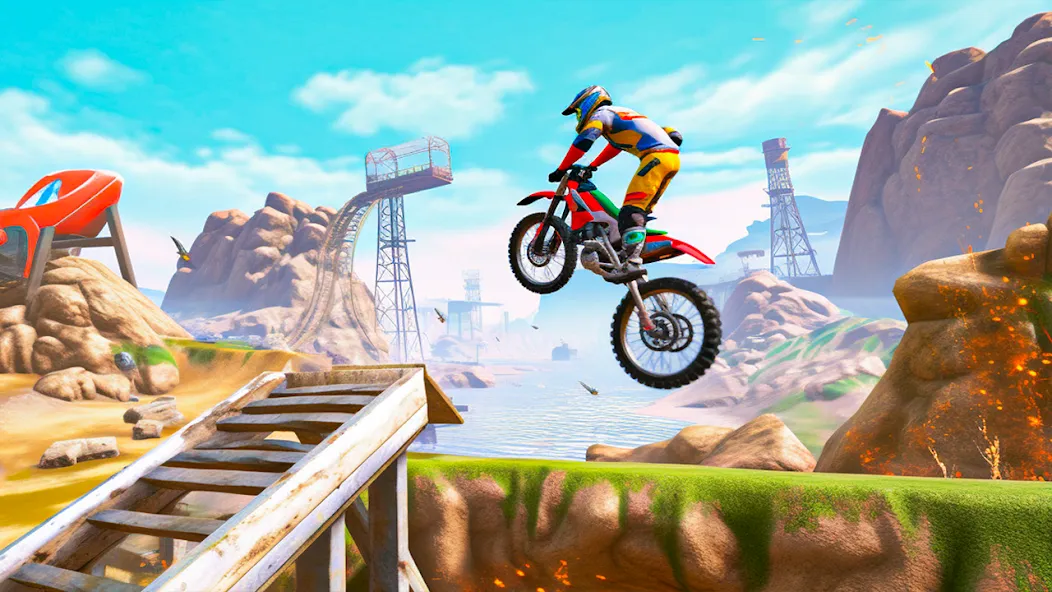 Ultimate Bike Stunt: Bike Game (Ультимейт Байк Стант)  [МОД Menu] Screenshot 4