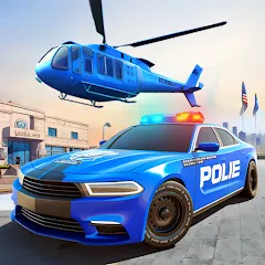 Взлом US Police Car Transporter Game (Полицейский транспорт игры)  [МОД Unlimited Money] - полная версия apk на Андроид