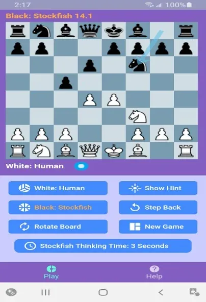 Chess With Stockfish 16  [МОД Unlimited Money] Screenshot 1