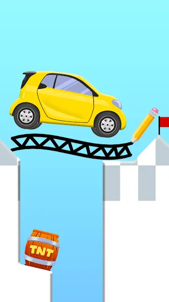 Draw 2 Bridge: Draw Save Car (Дроу 2 Бридж)  [МОД Меню] Screenshot 3