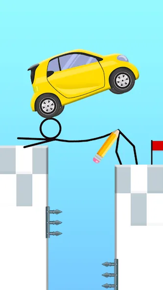 Draw 2 Bridge: Draw Save Car (Дроу 2 Бридж)  [МОД Меню] Screenshot 4