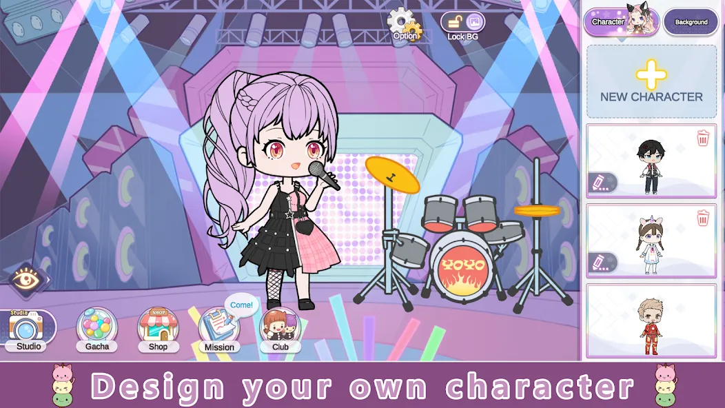 YOYO Doll Anime Dress Up Game (ЙОЙО)  [МОД Меню] Screenshot 1