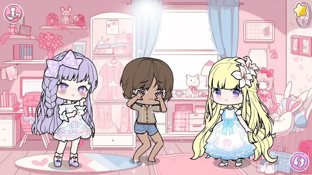 YOYO Doll School life Dress up (ЙОЙО Лайф ворлд)  [МОД Бесконечные деньги] Screenshot 3