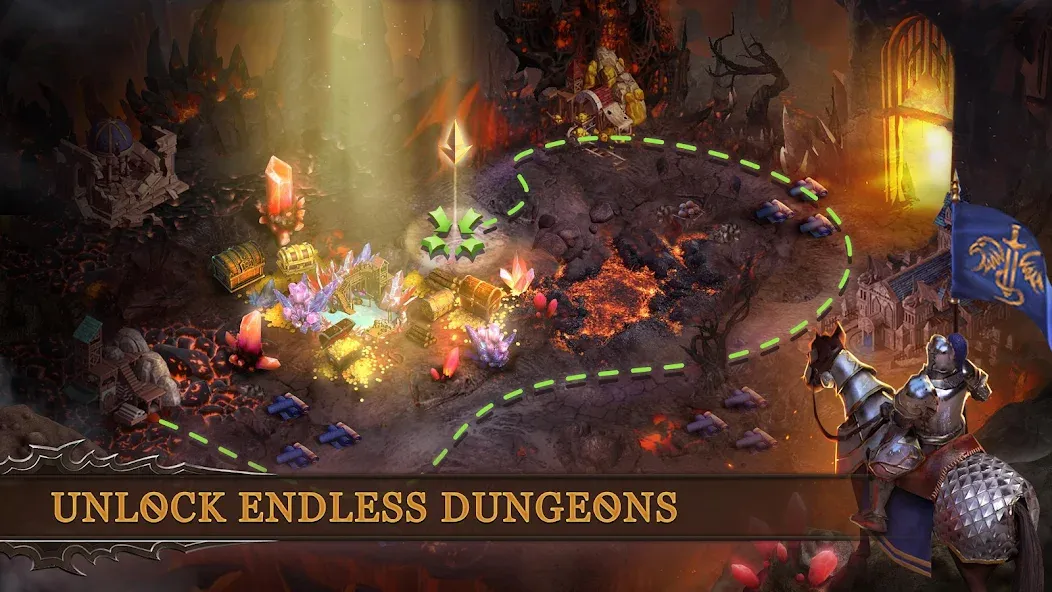 Dungeon & Heroes: 3D RPG  [МОД Все открыто] Screenshot 4