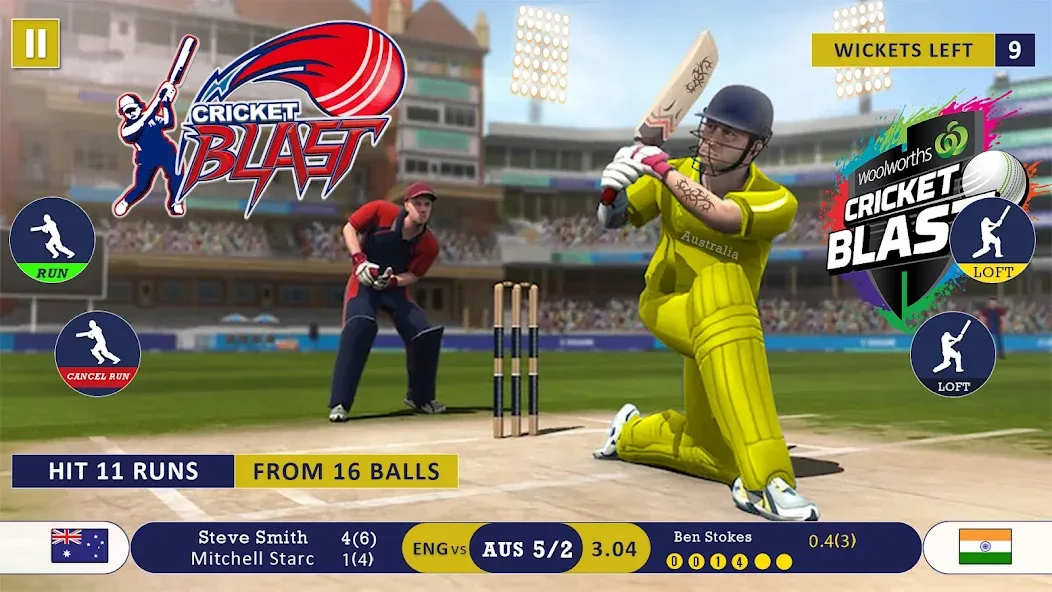 World Cricket Games Offline  [МОД Unlimited Money] Screenshot 1