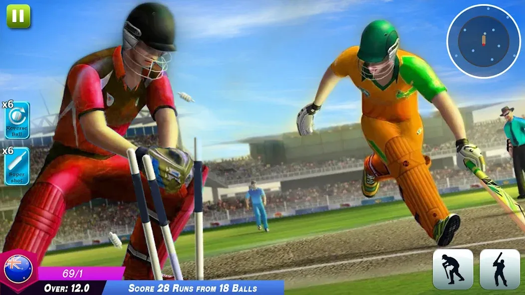 World Cricket Games Offline  [МОД Unlimited Money] Screenshot 4