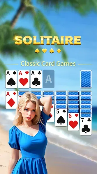 Solitaire Classic:Card Game (Солитер Классик)  [МОД Mega Pack] Screenshot 1