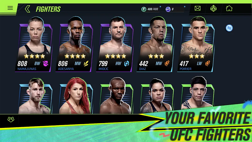 EA SPORTS™ UFC® Mobile 2 (ИА СПОРТС УФЦ 2)  [МОД Все открыто] Screenshot 2