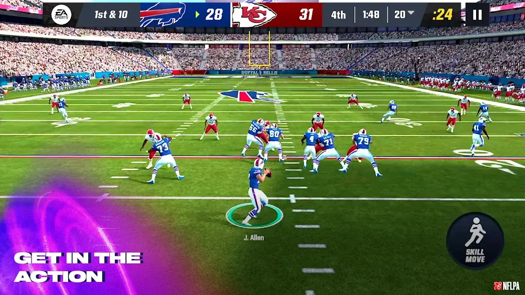 Madden NFL 24 Mobile Football (Мэдден НФЛ 23 Мобильный Футбол)  [МОД Mega Pack] Screenshot 1