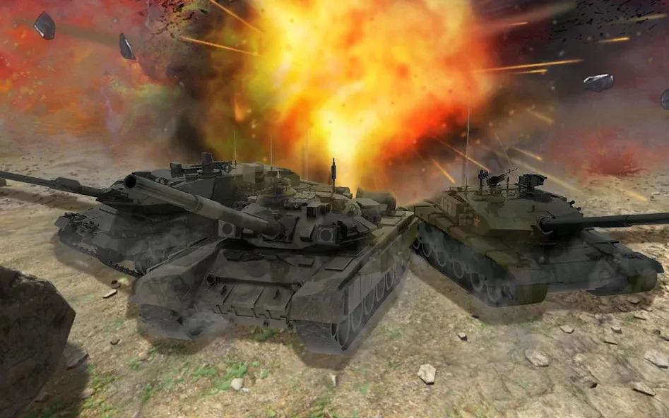 Real Tank Battle : War Machine (Реальное танковое сражение)  [МОД Бесконечные деньги] Screenshot 4