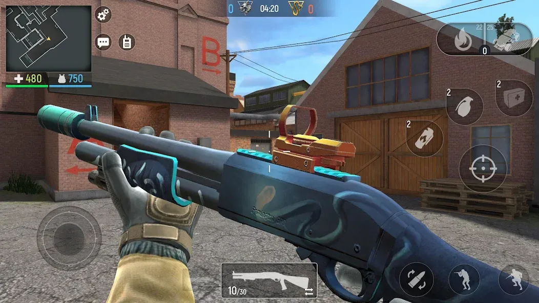 Modern Ops: Gun Shooting Games (Модерн Опс)  [МОД Unlocked] Screenshot 5