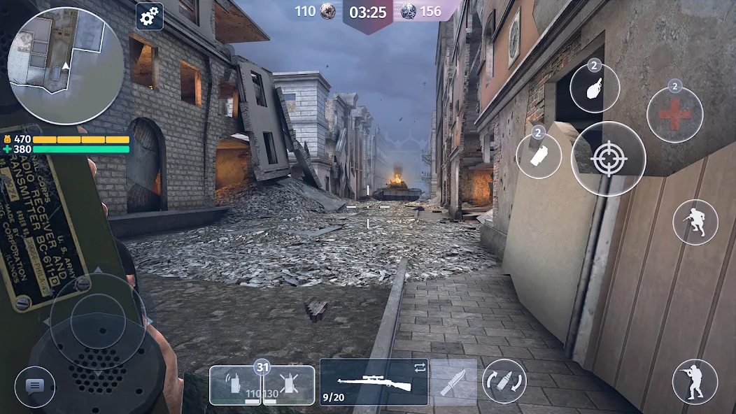 World War 2: Shooting Games (Вторая мировая война)  [МОД Меню] Screenshot 2