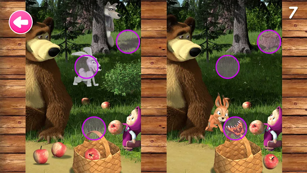 Masha and the Bear Educational  [МОД Меню] Screenshot 4