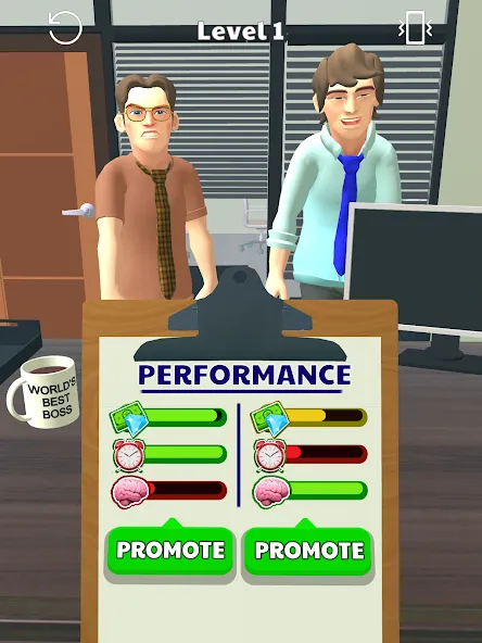 Boss Life 3D: Office Adventure (Босс Лайф 3Д)  [МОД Бесконечные деньги] Screenshot 5