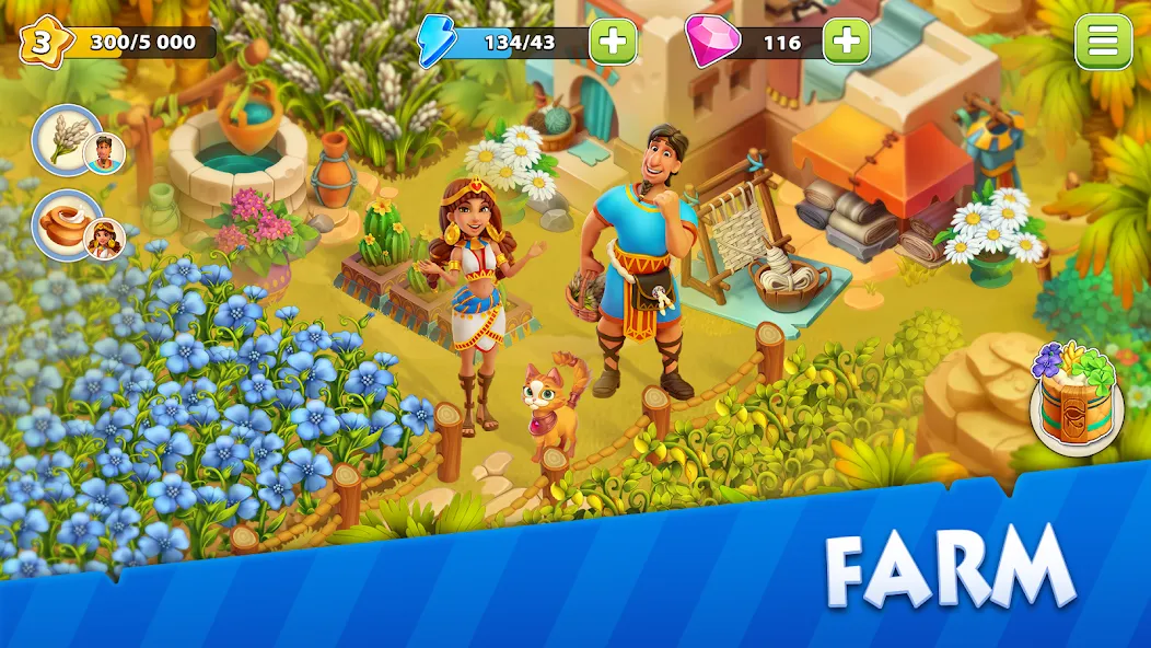 Nile Valley: Farm Adventure (Ниловская долина)  [МОД Menu] Screenshot 2