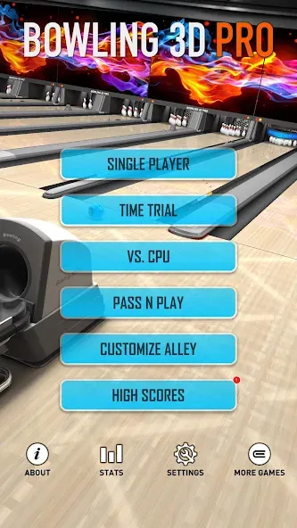 Bowling 3D Pro (Боулинг 3D Про)  [МОД Меню] Screenshot 4