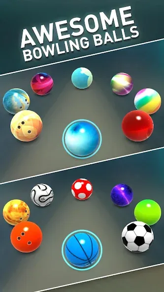 Bowling Game 3D (Боулинг игра 3D)  [МОД Menu] Screenshot 2